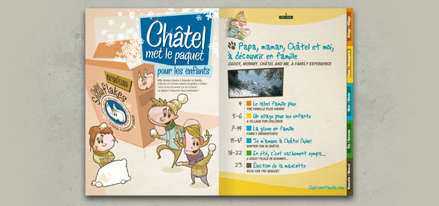 Pages intrieures de la brochure famille de Chtel