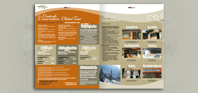 Pages du guide h�bergement hiver de Ch�tel