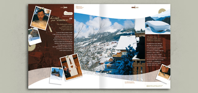 Pages village de la brochure hiver de Ch�tel