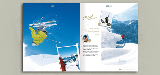 Pages ski de la brochure hiver de Ch�tel