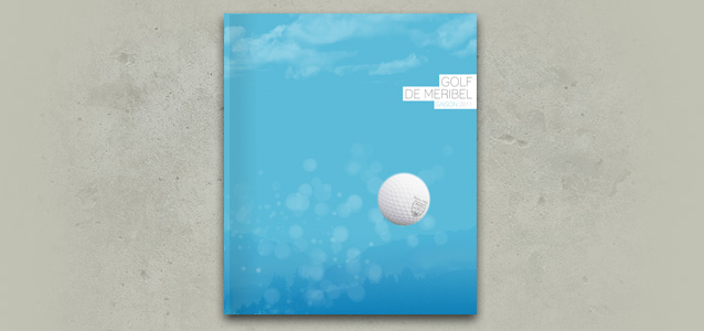 Couverture de la brochure du golf de Mribel 2011