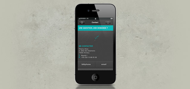 Site pour smartphone La notice