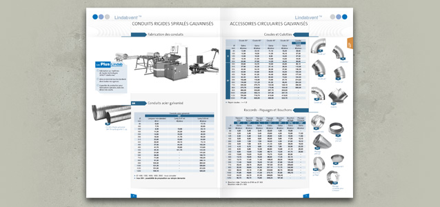 Pages tableaux du Catalogue Lindab 07
