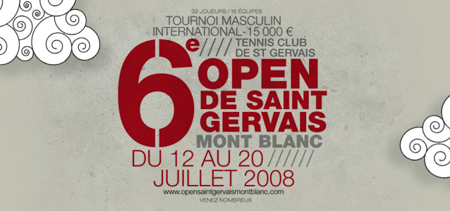 Marquage de l'Open de Saint Gervais