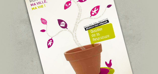 Visuel gnrique de la rnovation du quartier de la Reyssouze