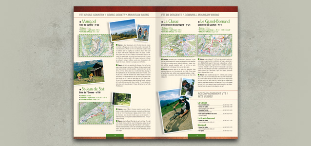 Pages du guide des activit�s du Massif des Aravis