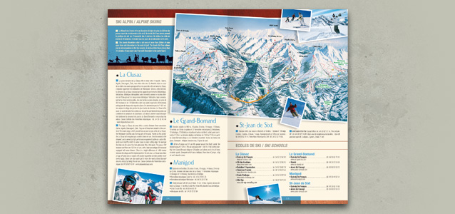 Pages du guide des activits du Massif des Aravis