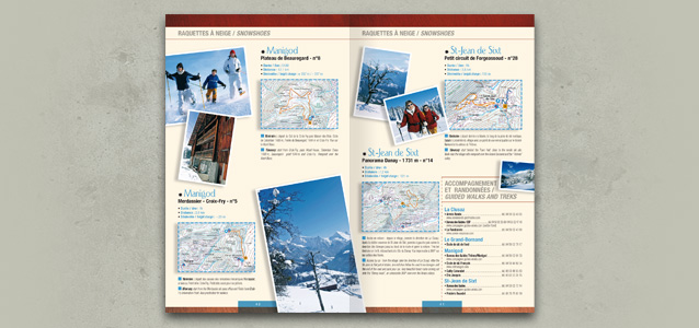 Pages du guide des activits du Massif des Aravis