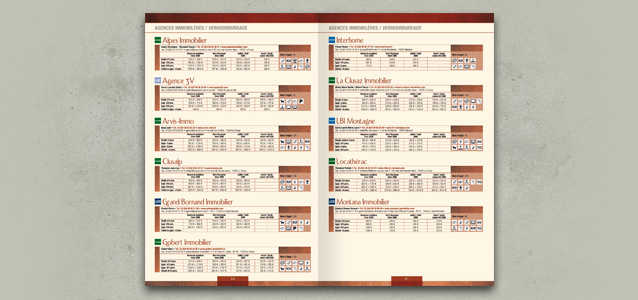 Pages du guide hbergement du Massif des Aravis