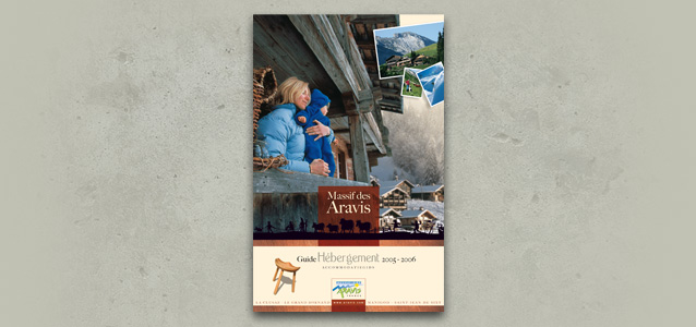 Couverture du guide hbergement du Massif des Aravis