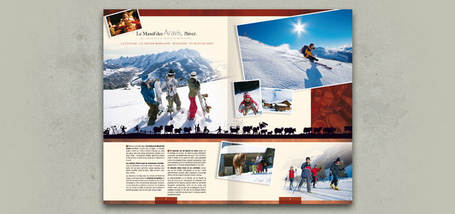 Pages du guide hbergement du Massif des Aravis