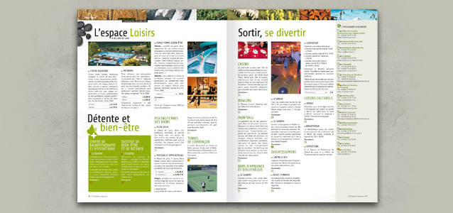 Pages pratiques de la brochure de Villard de Lans