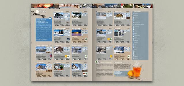 Pages hbergement de la brochure de Villard de Lans