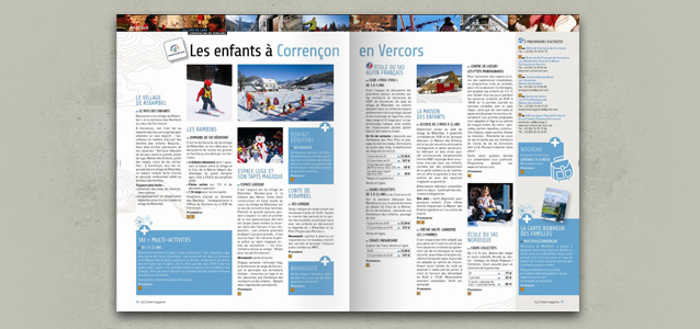 Pages pratiques de la brochure de Villard de Lans